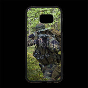 Coque Personnalisée Samsung S7 Edge Premium Militaire en forêt