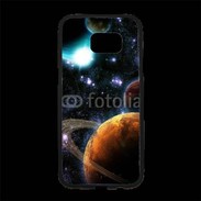 Coque Personnalisée Samsung S7 Edge Premium Planète système solaire