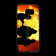 Coque Personnalisée Samsung S7 Edge Premium Pompier Soldat du feu 3