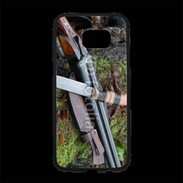 Coque Personnalisée Samsung S7 Edge Premium Fusil de chasse et couteau 2