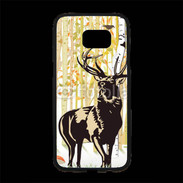 Coque Personnalisée Samsung S7 Edge Premium Illustration de cerf 5