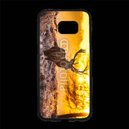 Coque Personnalisée Samsung S7 Edge Premium Cerf au couché de soleil 610
