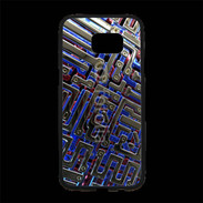 Coque Personnalisée Samsung S7 Edge Premium Aspect circuit imprimé 