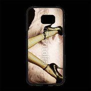 Coque Personnalisée Samsung S7 Edge Premium Escarpins et bas resilles