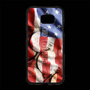 Coque Personnalisée Samsung S7 Edge Premium Drapeau et monnaie américaine