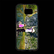 Coque Personnalisée Samsung S7 Edge Premium Promenade en barque Vietnam