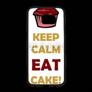 Coque Personnalisée Samsung S7 Edge Premium Keep calm eat cake