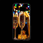 Coque Personnalisée Samsung S7 Edge Premium Fête au champagne