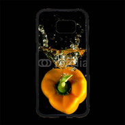 Coque Personnalisée Samsung S7 Edge Premium Poivron jaune