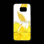 Coque Personnalisée Samsung S7 Edge Premium jus d'orange