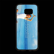 Coque Personnalisée Samsung S7 Edge Premium Yoga plage