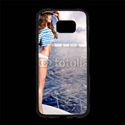 Coque Personnalisée Samsung S7 Edge Premium Commandant de yacht