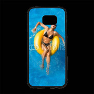 Coque Personnalisée Samsung S7 Edge Premium Bouée et bronzage