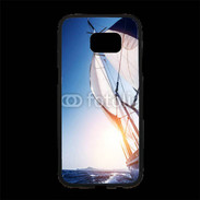 Coque Personnalisée Samsung S7 Edge Premium Bateau et couché de soleil 50