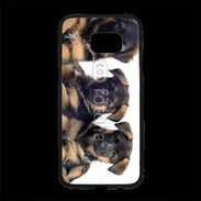 Coque Personnalisée Samsung S7 Edge Premium Chiots Berger Allemand