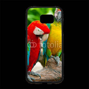 Coque Personnalisée Samsung S7 Edge Premium Couple de perroquets