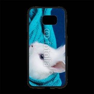 Coque Personnalisée Samsung S7 Edge Premium Portrait de lapin 5