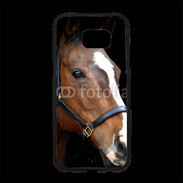 Coque Personnalisée Samsung S7 Edge Premium Portrait de cheval 2