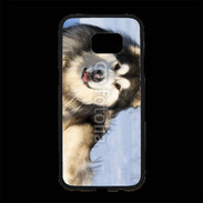 Coque Personnalisée Samsung S7 Edge Premium Chien d'Alaska
