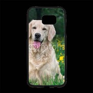 Coque Personnalisée Samsung S7 Edge Premium Portrait de Chien Golden 5