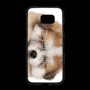 Coque Personnalisée Samsung S7 Edge Premium Chiot chien loup 5