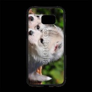 Coque Personnalisée Samsung S7 Edge Premium Chiot Husky de Sibérie 3