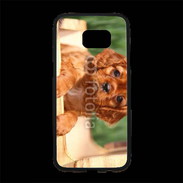 Coque Personnalisée Samsung S7 Edge Premium Chiot King Charles 2