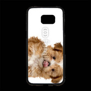 Coque Personnalisée Samsung S7 Edge Premium Petit chiot 4