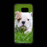 Coque Personnalisée Samsung S7 Edge Premium Petit Bulldog anglais