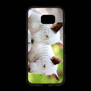 Coque Personnalisée Samsung S7 Edge Premium Chien Bull terrier anglais 1