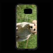 Coque Personnalisée Samsung S7 Edge Premium Mignon petit labrador
