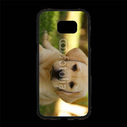 Coque Personnalisée Samsung S7 Edge Premium Chiot labrador 4