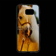 Coque Personnalisée Samsung S7 Edge Premium Portrait de cheval 1