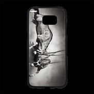 Coque Personnalisée Samsung S7 Edge Premium Combat d'animaux sauvages