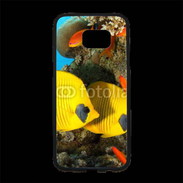 Coque Personnalisée Samsung S7 Edge Premium Poissons exotiques jaune 5