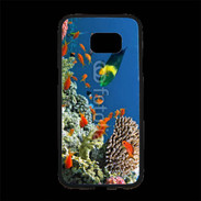 Coque Personnalisée Samsung S7 Edge Premium Poissons tropicaux et coraux 5