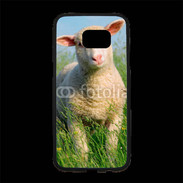 Coque Personnalisée Samsung S7 Edge Premium Portrait d'un agneau