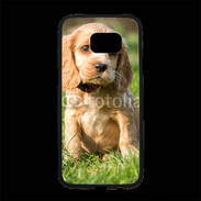 Coque Personnalisée Samsung S7 Edge Premium Chiot cocker Spaniel