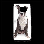 Coque Personnalisée Samsung S7 Edge Premium American Staffordshire Terrier puppy