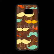 Coque Personnalisée Samsung S7 Edge Premium Fond en moustache