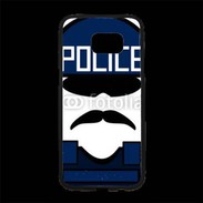 Coque Personnalisée Samsung S7 Edge Premium Moustache policier