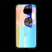 Coque Personnalisée Samsung S7 Edge Premium Cochon à la mer