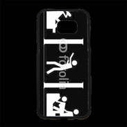 Coque Personnalisée Samsung S7 Edge Premium humour panneau 3