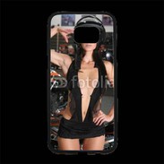 Coque Personnalisée Samsung S7 Edge Premium Femme sexy moto 1