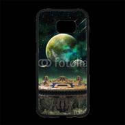 Coque Personnalisée Samsung S7 Edge Premium Planète Alien