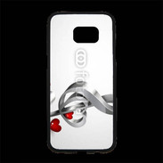 Coque Personnalisée Samsung S7 Edge Premium Love for music 1