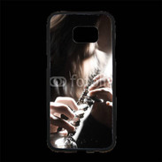 Coque Personnalisée Samsung S7 Edge Premium Clarinettiste 1