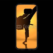 Coque Personnalisée Samsung S7 Edge Premium Silhouette de karatéka
