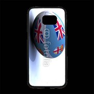Coque Personnalisée Samsung S7 Edge Premium Ballon de rugby Fidji