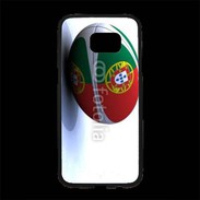 Coque Personnalisée Samsung S7 Edge Premium Ballon de rugby Portugal